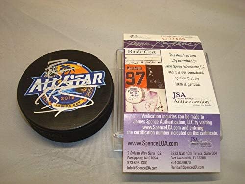 Braden Holtby Aláírta a 2018-as All Star Game Jégkorong Dedikált SZÖVETSÉG COA-1A - Dedikált NHL Korong