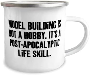 Zseniális Modell Épület Ajándékok, Modell Épület nem egy Hobbi. Ez egy Poszt, Modell Épület 12oz Táborozó Bögre Barátok,