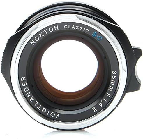 Voigtlander Nokton 35 mm-es f/1,4 II Egységes Bevont Leica M-Mount Objektív - Fekete