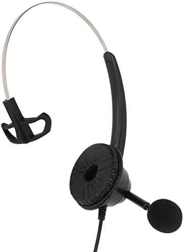 Vifemify zajszűrő 3,5 mm Könyök Egyetlen Fül Üzleti Fülhallgató Mikrofon Némítás Call Center Iroda Telefon Fejhallgató