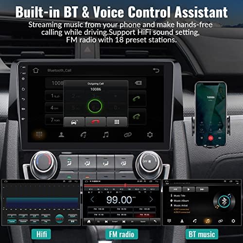 2G+32G autórádió Hifi, a Honda Civic -2020 Android 11 Rádió Vezeték nélküli CarPlay Android Automatikus GPS Navigációs Rendszer, Head