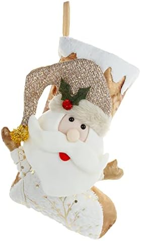 Karácsonyi Plüss Hóember Karácsonyi Zokni Ajándék Csomag Cukorkát, Táskák, Ékszerek, Arany Sztereó Karácsonyi Zokni Ajándék Táskák Kristály