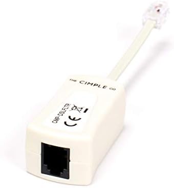 A CIMPLE CO 2 Vezetékes, 1 Sor DSL-Szűrő - Eltávolítja a Zaj pedig Egyéb Problémák, a DSL-Kapcsolt telefonvonalak