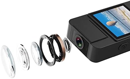 GUPE Test Kamera, WiFi, Valós Időben Megtekintése 180 Fokos Forgatható Lencse Vlog Test Cam a Kemping Utazási (32GB)