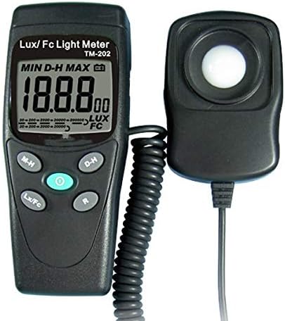 TM-202 fénymérő Digitális LED Méter Luminometer Lux-Mérő a legnagyobb olvasási 2000