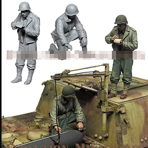 Goodmoel 1/35 második VILÁGHÁBORÚ MINKET Gyalogság Gyanta Modell Katona Készlet (2 fő, Nem Tank) / Összeszerelt, valamint Festetlen