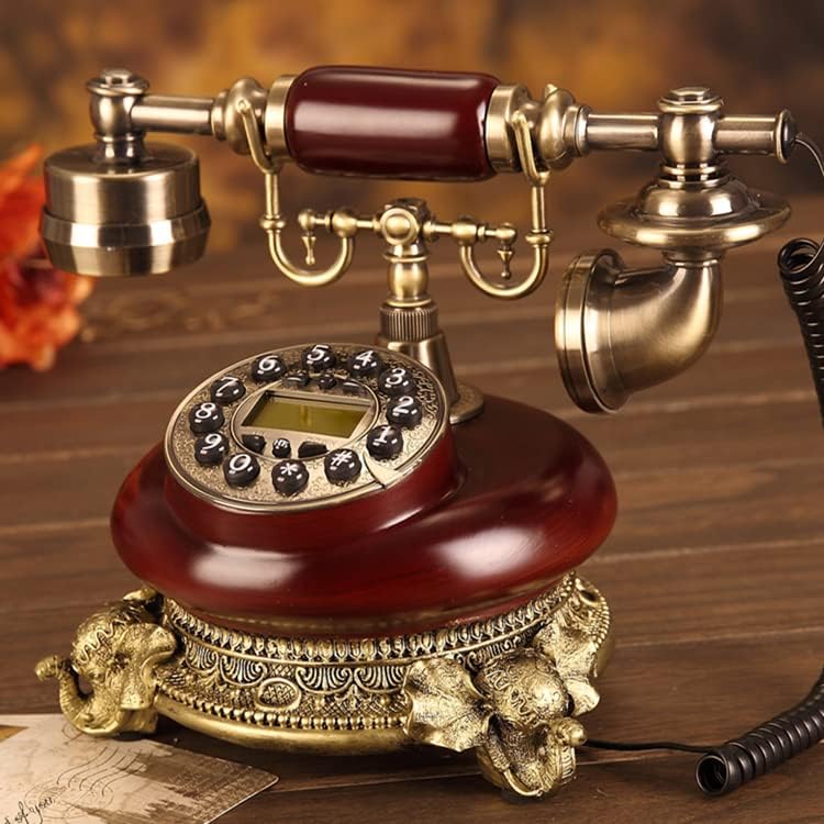 GaYouny Push-to-Telefonvonal Nappali Dekoráció Vezetékes Telefonvonal Hivatal Európai Otthoni Telefon Stílus Klasszikus Asztal Vezetékes