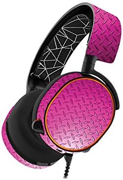 MightySkins Bőr Kompatibilis SteelSeries Arctis 5 Gaming Headset - Rózsaszín Gyémánt Lemez | Védő, Tartós, Egyedi Vinil-wrap Borító