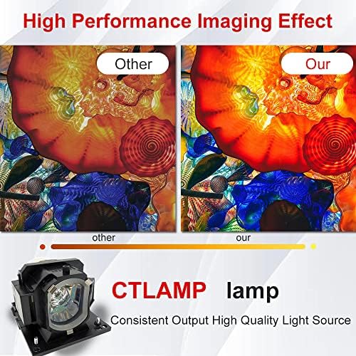 CTLAMP A+ Minőség DT01481 Csere Projektor Lámpa Izzó Ház Kompatibilis Hitachi CP-WX3030WN CP-WX3530WN CP-EX301N CP-EX401 CP-X3541WN