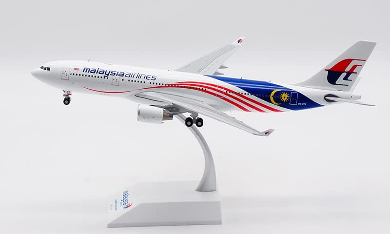 JC Szárnyak Malaysia Airlines Airbus A330-200 9M-MTZ 1/200 FRÖCCSÖNTÖTT Repülőgép Előre elkészített Modell