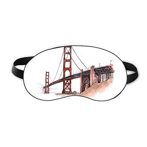 Golden Gate Híd Amerikában a Kaliforniai Aludni Szem Pajzs Puha Este Kendőt Árnyékba Borító