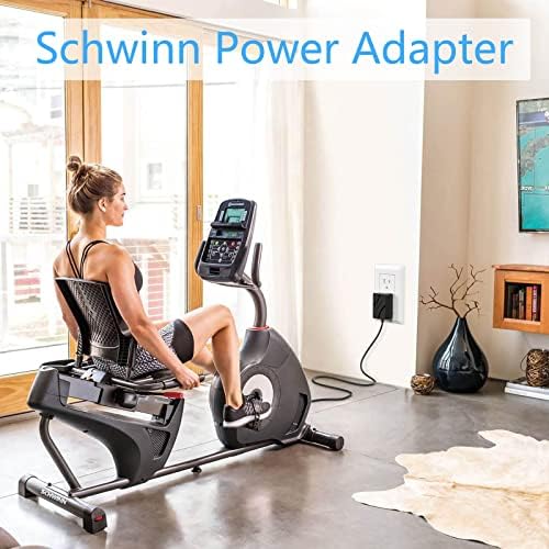 a Schwinn Adapter Kompatibilis a Schwinn 230 270 470 430 420 240 220 130 A10 A20 A40 Kerékpár Edzés Elliptikus Fekvő Álló Edző Tápkábel