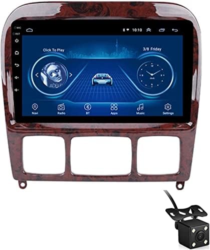 Android 10 Auto GPS Navigáció autóhifi B. ENZ S Osztály W280 s-320-ast S400 S430 S500 S600 AMG 1999-2007 Támogatás SWC WiFi USB