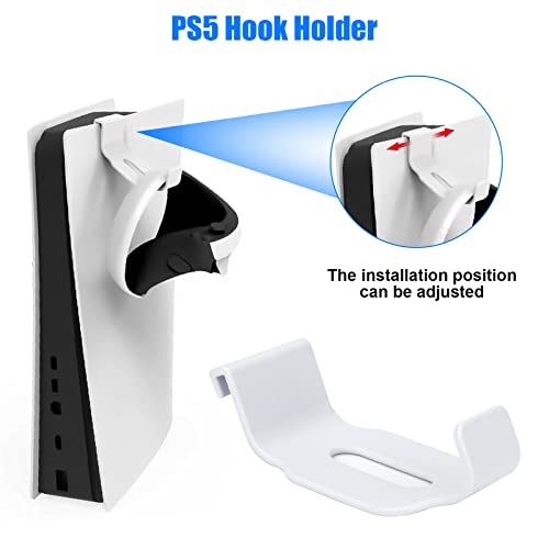 PS VR2 Irányítók Fülhallgató Szervező Jogosult Kit a PS5 Konzol, Értelme Vezérlő Horgok, valamint Gyors Töltés Kábel Dual C Típusú Port,