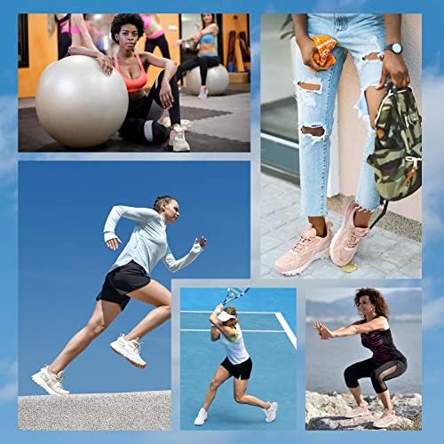 Akk Női Futás-Gyaloglás Cipő - Lélegző Tenisz Cipő, Jogging Edzés Könnyű Csúszik a Cipők a Fedett Szabadtéri Edzőterem Utazási