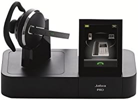 Jabra PRO 9470 Mono Vezeték nélküli Fülhallgató Érintőképernyőt Deskphone, Softphone & Mobil Telefon (Hitelesített Felújított)