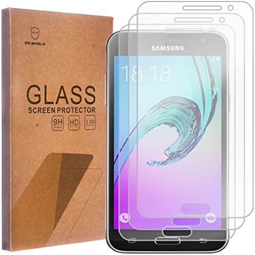 Mr Pajzs [3-PACK] Célja A Samsung Galaxy J3 Ég 4G LTE [Edzett Üveg] Képernyő Védő Élettartam Csere