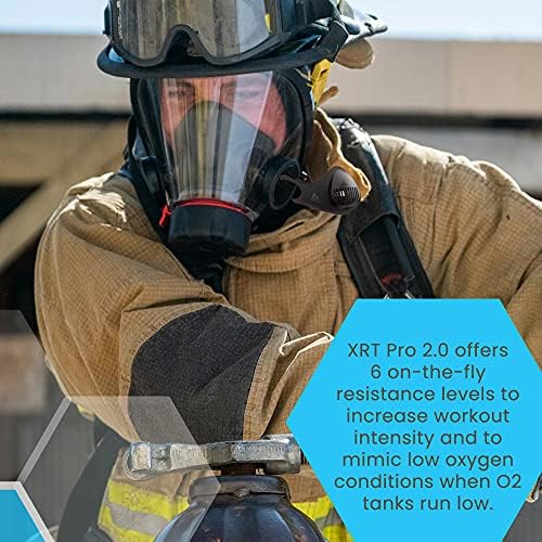 TRAININGMASK Tűzoltó XRT PRO 2.0 - súlyzós Edzés Szabályozó Betét, Ellenállás Légzőkészüléket Helyezze be a Maszk a Légzési Ellenállás, Scott