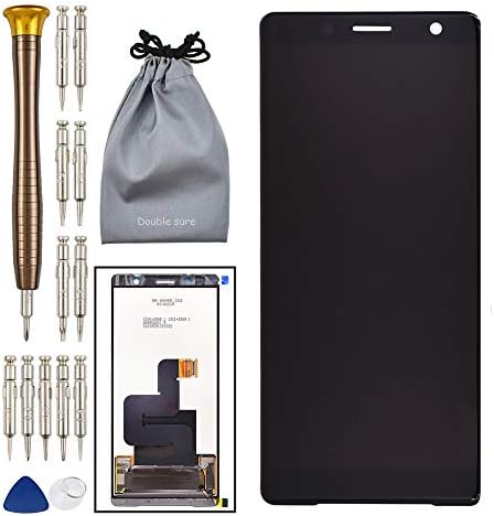 LCD Touch Digitalizáló Glass kijelző Csere Sony Xperia XZ2 Kompakt Fekete H8324 H8314