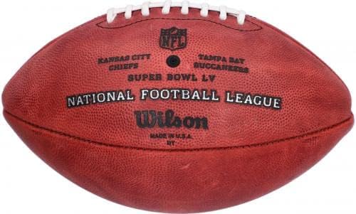 Shaq Barrett Tampa Bay Buccaneers Super Bowl LV Bajnokok Dedikált Super Bowl LV Herceg Futball LV CHAMPS Felirat, - Dedikált Focilabda