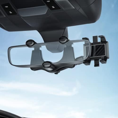Autó Visszapillantó Tükör Konzol Navigáció Jármű Multi-Function 360° - Os Autós Mobiltelefon Tartó