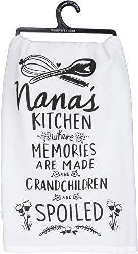 Primitívek által Kathy Nana Törölköző Szett - Nana, ez A Név, hogy Elrontja, valamint a Nagyi konyhájában, Ahol Emlékek