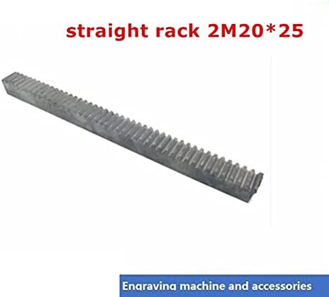 TMP1105 Mod2 2M 2Mod20x25 Hossz 1000mm, Penész Spur Gear Rack Precíziós CNC Rack (fogú) Fogazott Rack CNC Gép (Szín : Megmunkált