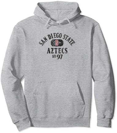 San Diego State Aztecs 1897 Régi Logó Kapucnis Pulóver
