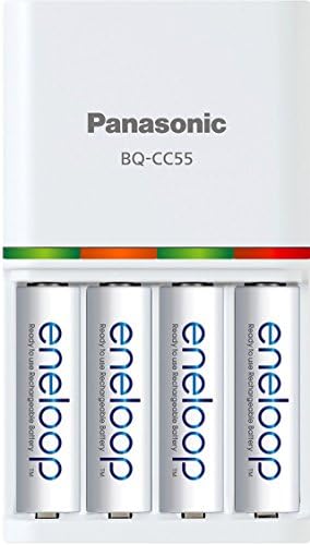 Panasonic K-KJ55MBS66A eneloop Power Pack; 6AA, 6AAA, valamint a Fejlett Akkumulátor, 3 Órás Gyors Töltő & Panasonic BK-4MCCA12FA