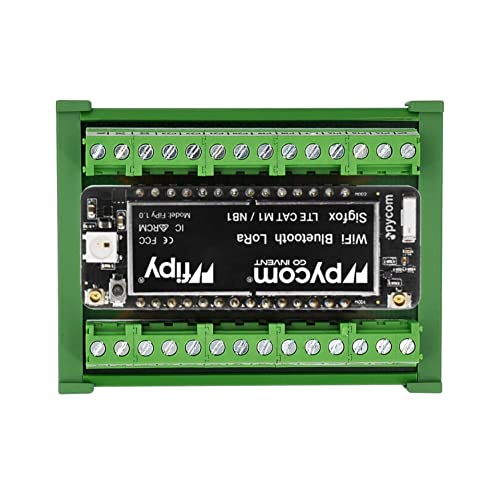 Sorkapocs Breakout Board Modul Pycom WiPy LoPy SiPy FiPy (DIN Sínre Szerelhető)