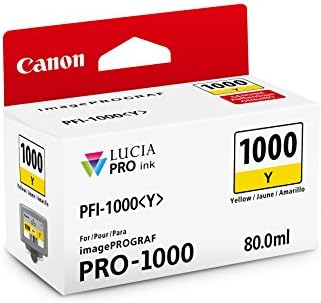 Canon 0549C002 CanonInk Lucia PRO PFI-1000 Sárga Egyéni tintatartály