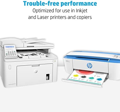 HP Nyomtató Papír | 8,5 x 11 Papír | All-In-One 22 lb |10 Csomag Esetében - Az 5000 Lap |96 Fényes | Made in USA - FSC-Tanúsítvánnyal