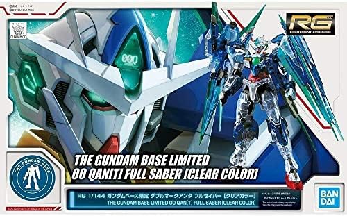 Bandai Gundam Bázis Korlátozott 00 Qan[T] Teljes Saber Világos Színű Ver. RG 1/144 Modell Készlet