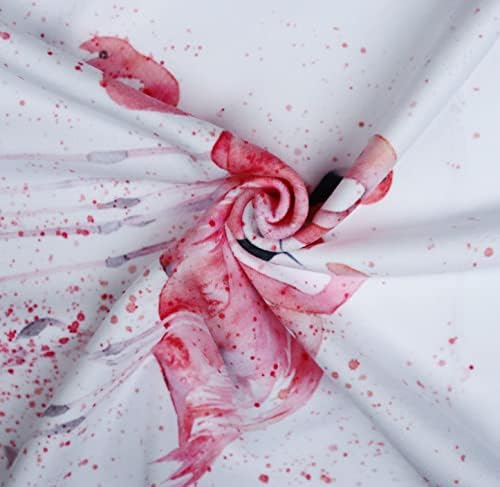 IUOCFER Akvarell Flamingók Splash kéztörlő Divatos Rózsaszín Állat Fehér Hátteret, Törölközők 13.6 X 29' Erősen Nedvszívó