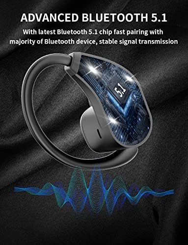 Bluedio S6 Sport Earhooks Fülhallgató Vezeték nélküli Fülhallgatót Bluetooth Fejhallgató 42hrs Játszani, LED-es Kijelző a Töltés