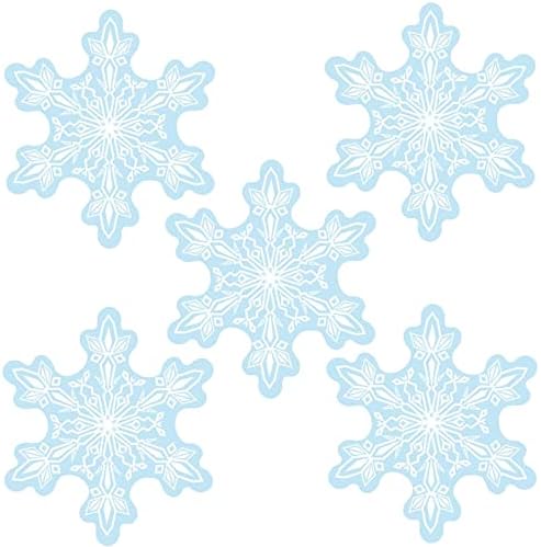 5db 36inch kék hópehely lufi-téli téma, szülinapi parti decerations kellékek-téli virág, a jég, a hó parti dekoráció