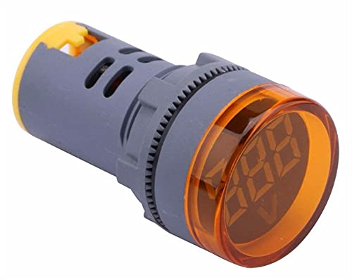 SKXMOD LED Kijelző Digitális Mini Voltmérő AC 80-500V Feszültség Mérő Mérő Teszter Voltos Monitor világítás (Szín : Sárga)
