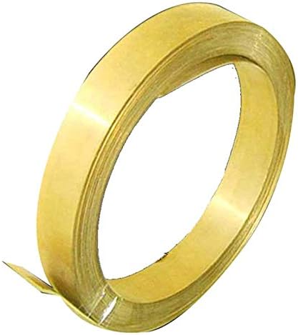 NIANXINN Brass Fém Vékony Lap, Lemez, Fólia Szívósság Tiszta Réz Lap (Méret : 0.3mmx30mmx1000mm)