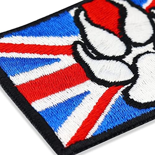 Kutya tartozék Javítás Brit Zászló K9 rendőrkutya Zászló Vas a Patch | Pet Anyagból Applied rendőrkutya Javítás | Kutya mancsa