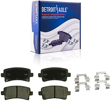 Detroit-Tengely - Első & Hátsó Lemez Rotorok fékbetétek Cseréje a 9-5 Fejedelmi Malibu Impala Vonzereje, Lacrosse - 8pc Készlet