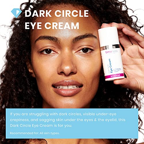 Időtlen bőrápoló Sötét Kör Eye Cream - 0.5 oz - Csökkenti a szem körüli Sötét Karikák & Megereszkedett - magában Foglalja a Haloxyl Javítás
