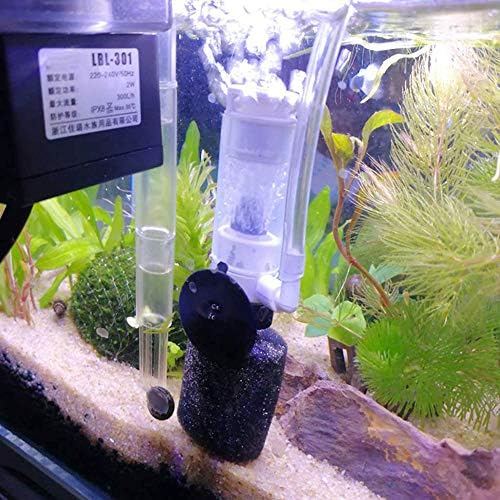 DGZZI Mini Akvárium Szűrő Miniatűr Levegővel Hajtott Biokémiai Szivacs Víz Tisztább a 80cm Cső az akvárium Oxigén Édesvízi