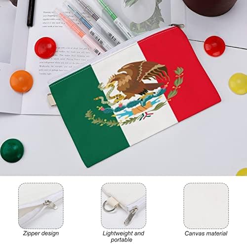 Mexikói Zászló Vászon erszényem Tárca Aranyos Kis Tasak Divat Táska, Kulcstartó, a Férfiak a Nőket