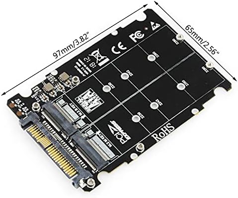 Csatlakozók M. 2 SSD U. 2 Adapter 2 1 M. 2 NVMe SATA-Busz SSD, PCI-e U. 2 SFF-8639 PCIe M2 Adapter Átalakító Asztali Számítógépek - (Színe: