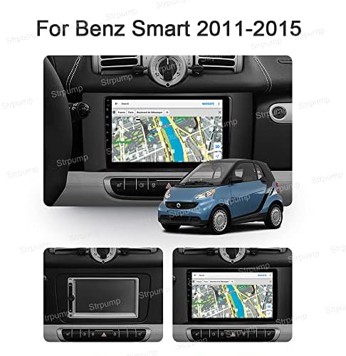 9 4+64 gb-os Android 10 Dash Autó Sztereó Rádió Alkalmas Benz Smart Fortwo 2011-2015 fejegység, GPS, Navigáció Carplay Android Auto DSP-4G