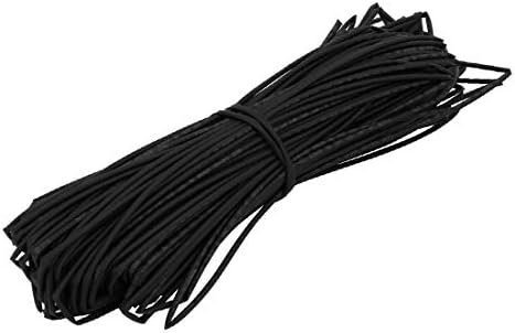 Új Lon0167 Hő Zsugorodó Kiemelt Cső Wire Wrap megbízható hatékonyság Kábel Ujja 50 Méter Hosszú, 2 mm, Belső Átm Fekete(id:2ef 36 d9 874)