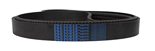 D&D PowerDrive 3VX400/02 Csíkos Öv, 3/8 x 40, Oc-on, 2 Sáv, 40 Hossz, 0.38 Szélesség