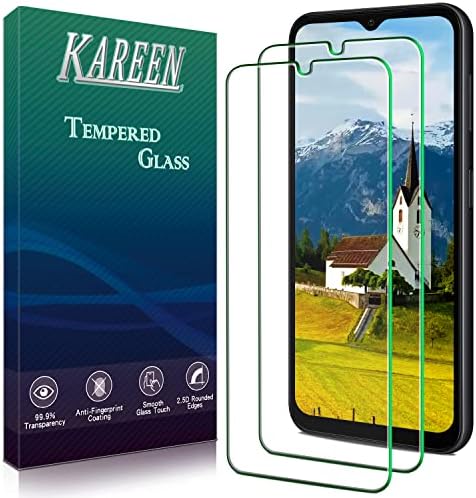 KAREEN [2-Pack] képernyővédő fólia Samsung Galaxy A14-es 5G Edzett Üveg, Anti Karcolás, Buborék Mentes, 9H Keménység, Könnyen Telepíthető