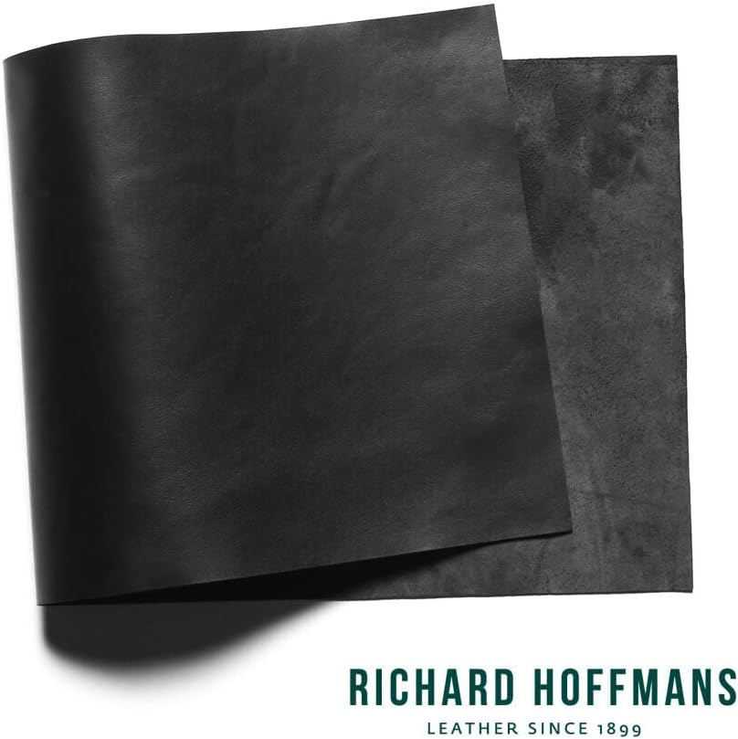 Richard Hoffmans Bőr Panel, Párizs, Fekete (3-3.5 oz, Több Méretben)