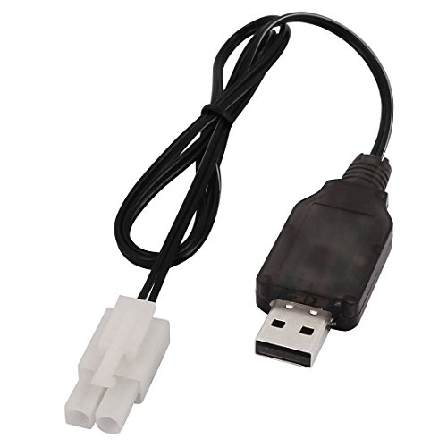 uxcell L6.2-2DB USB hálózati Töltő Kábel RC Autó 9.6 V 200mA Ni-MH, Ni-CD Akkumulátor